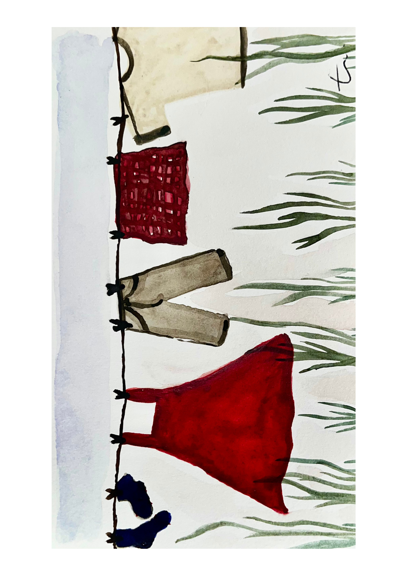 Limited Print - Postcard 6 - 'L'air entre les mailles 1'