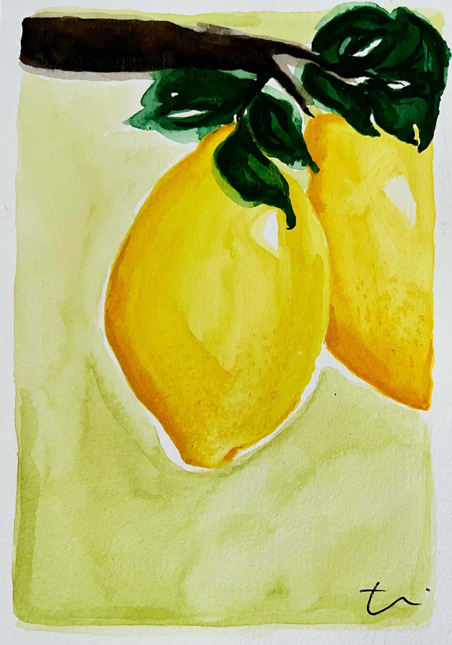 Original - Postcard 8 - 'Prêt à être cueillis'